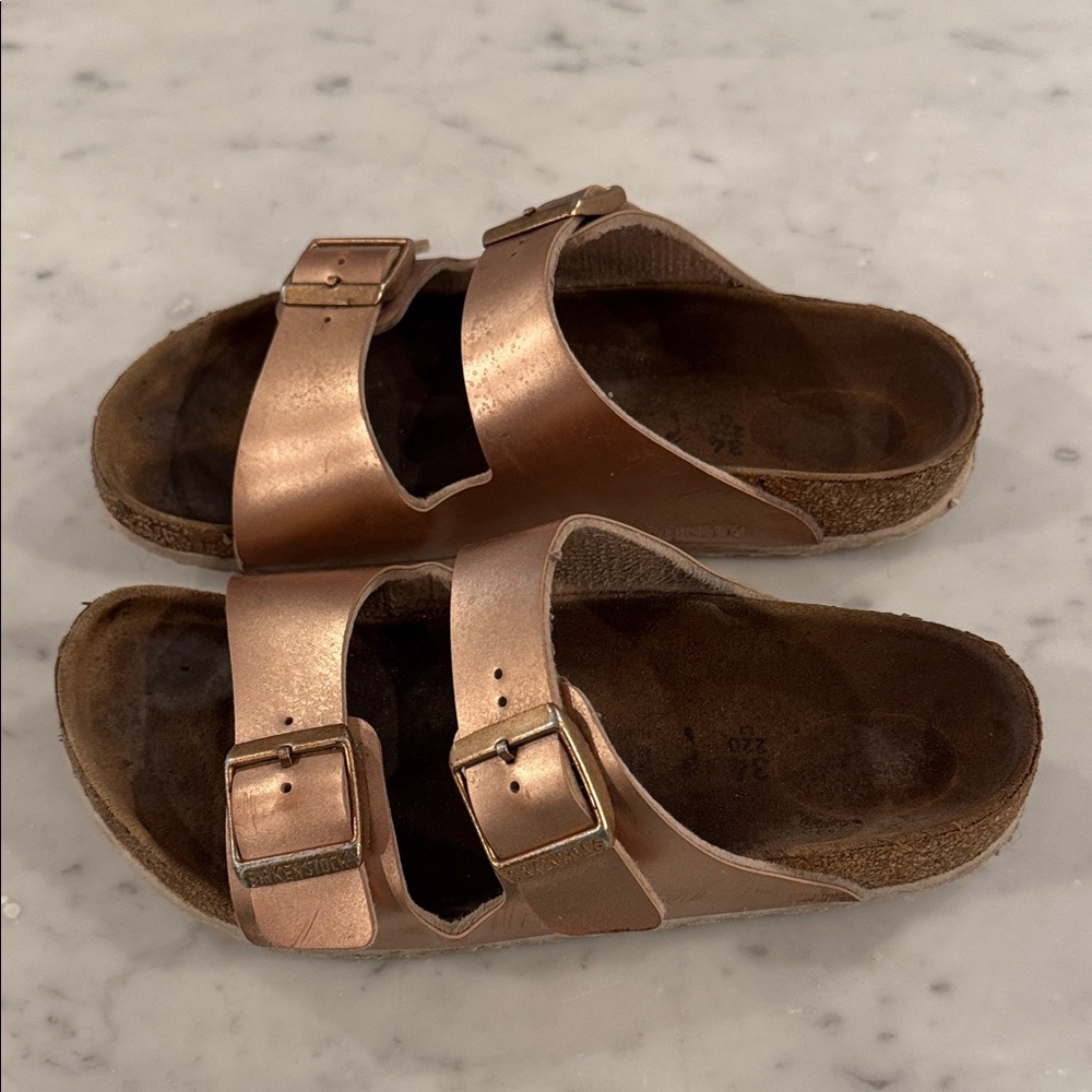 Birkenstock Kids Metallic Sandals - Picture 3 of 5